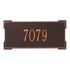 Roanoke Standard Wall Address Plaque