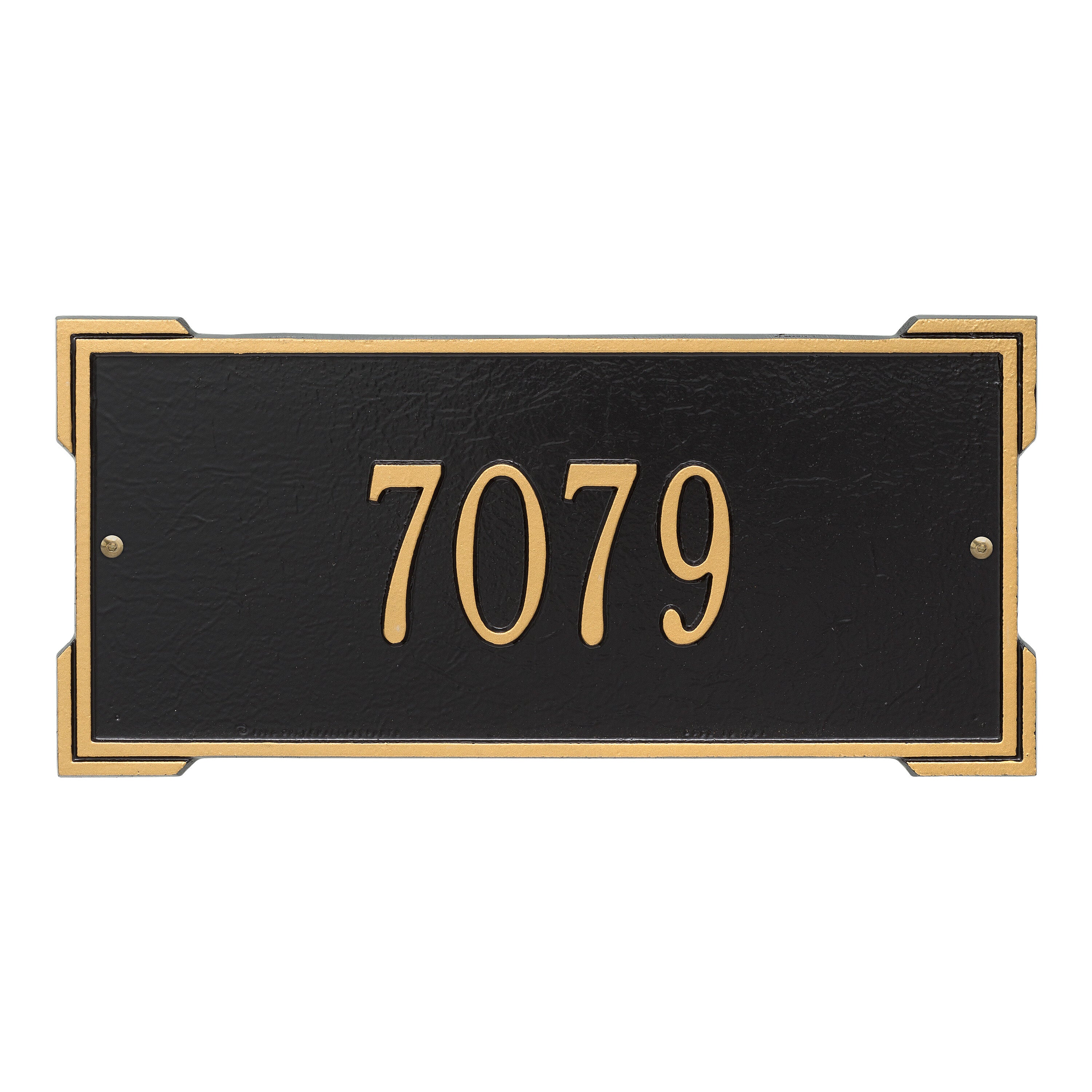 Roanoke Standard Wall Address Plaque