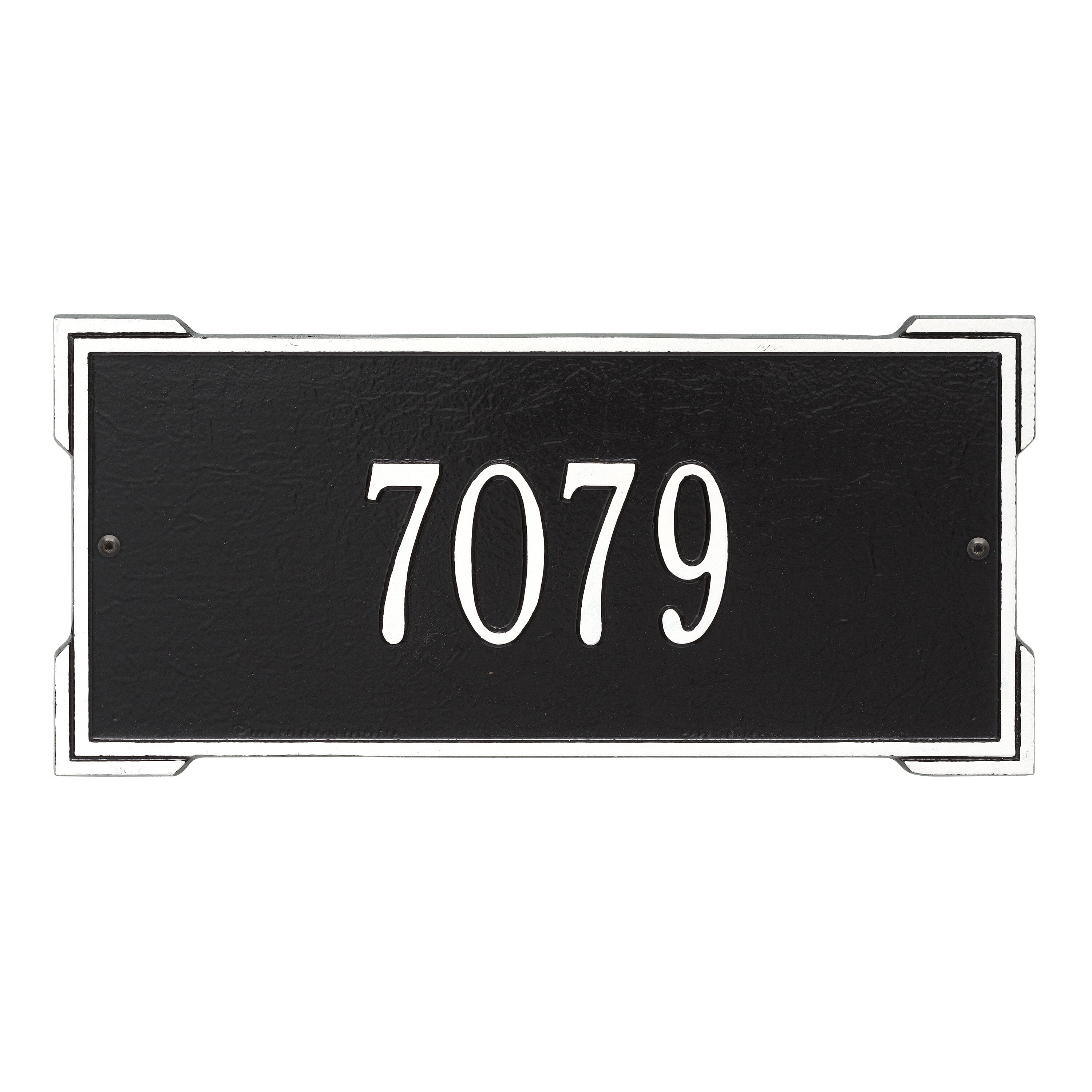 Roanoke Standard Wall Address Plaque