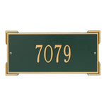 Roanoke Standard Wall Address Plaque