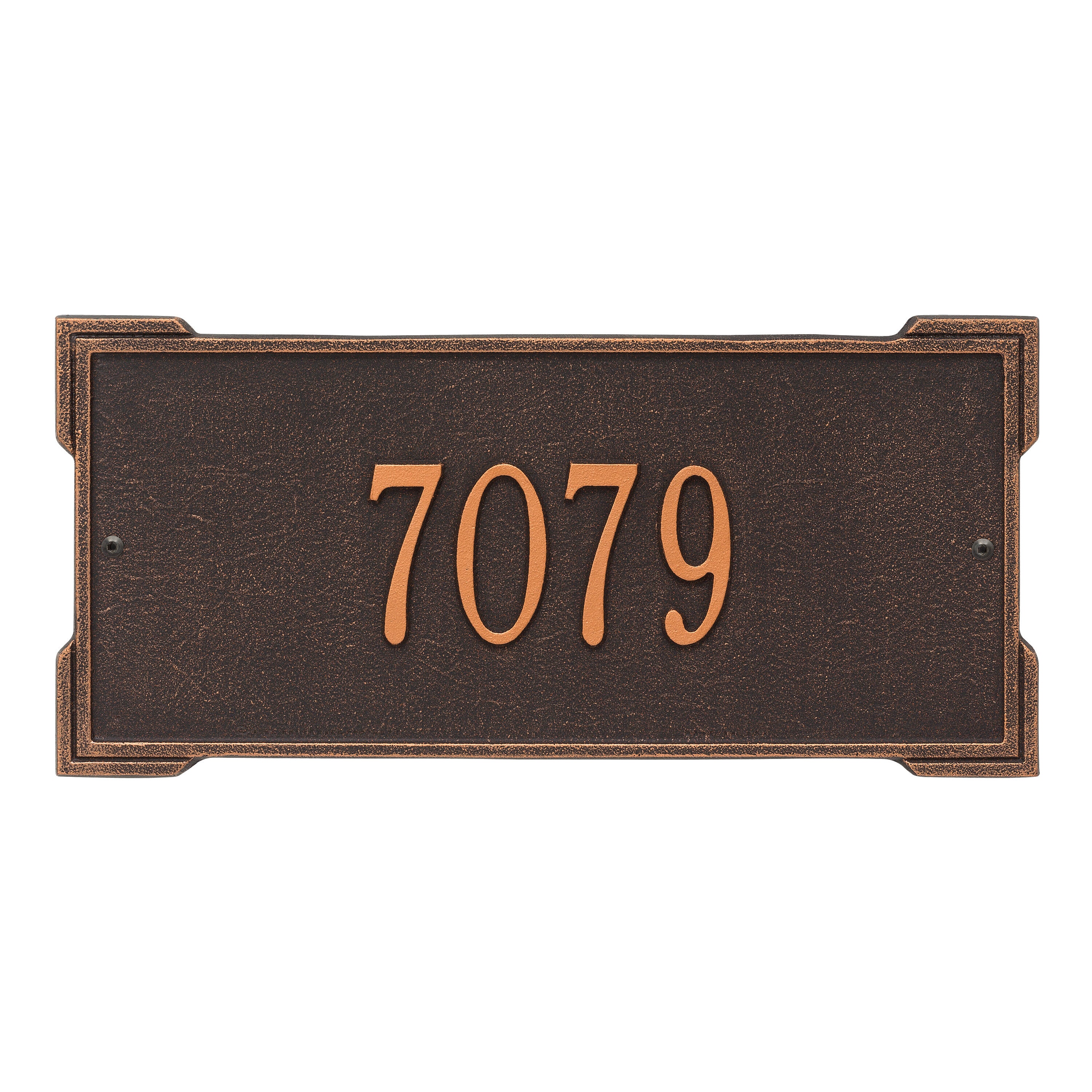 Roanoke Standard Wall Address Plaque