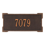 Roanoke Standard Wall Address Plaque