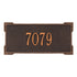 Roanoke Standard Wall Address Plaque