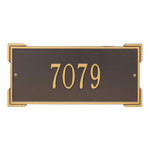 Roanoke Standard Wall Address Plaque