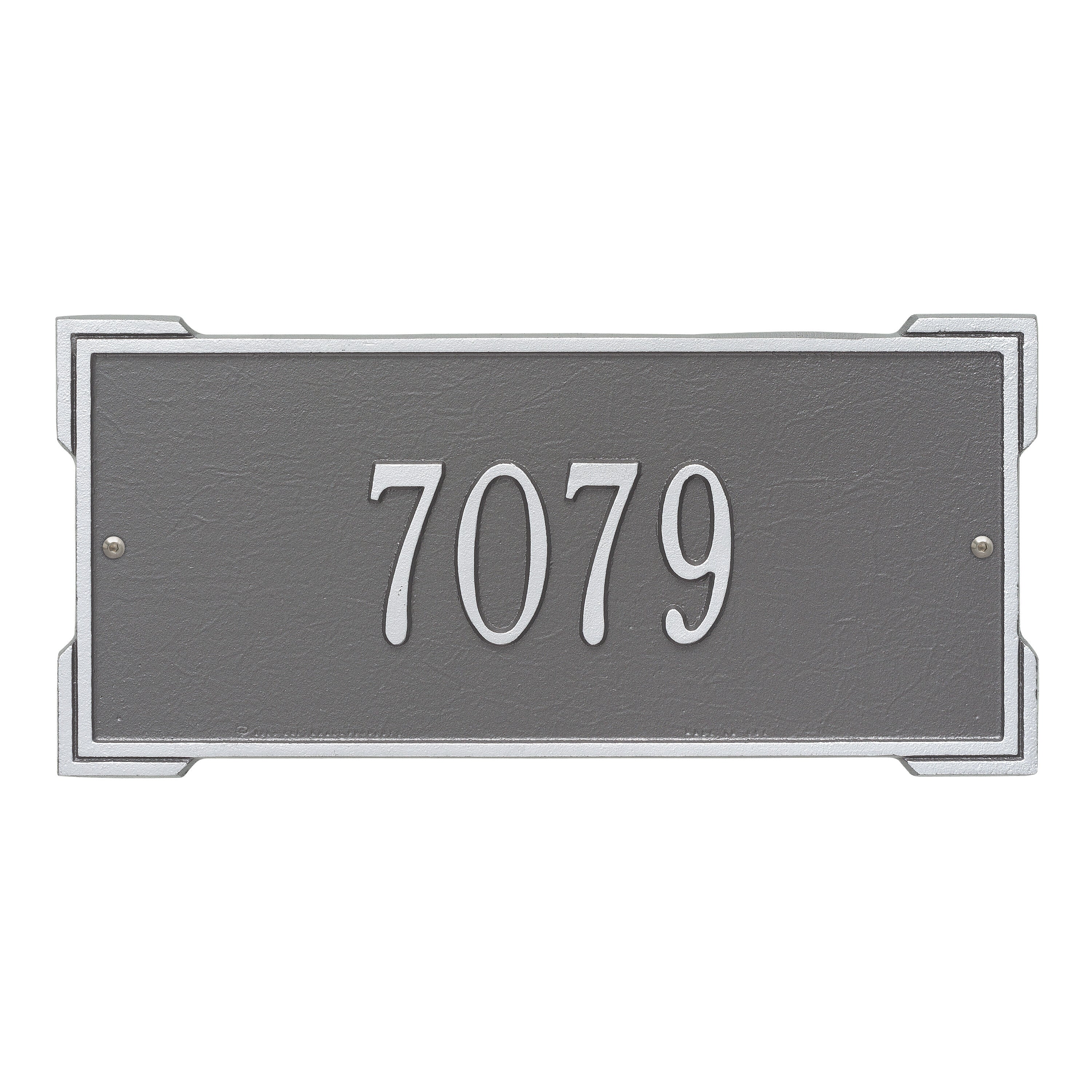 Roanoke Standard Wall Address Plaque
