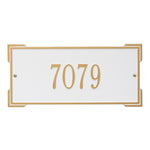 Roanoke Standard Wall Address Plaque