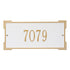 Roanoke Standard Wall Address Plaque