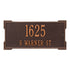 Roanoke Standard Wall Address Plaque