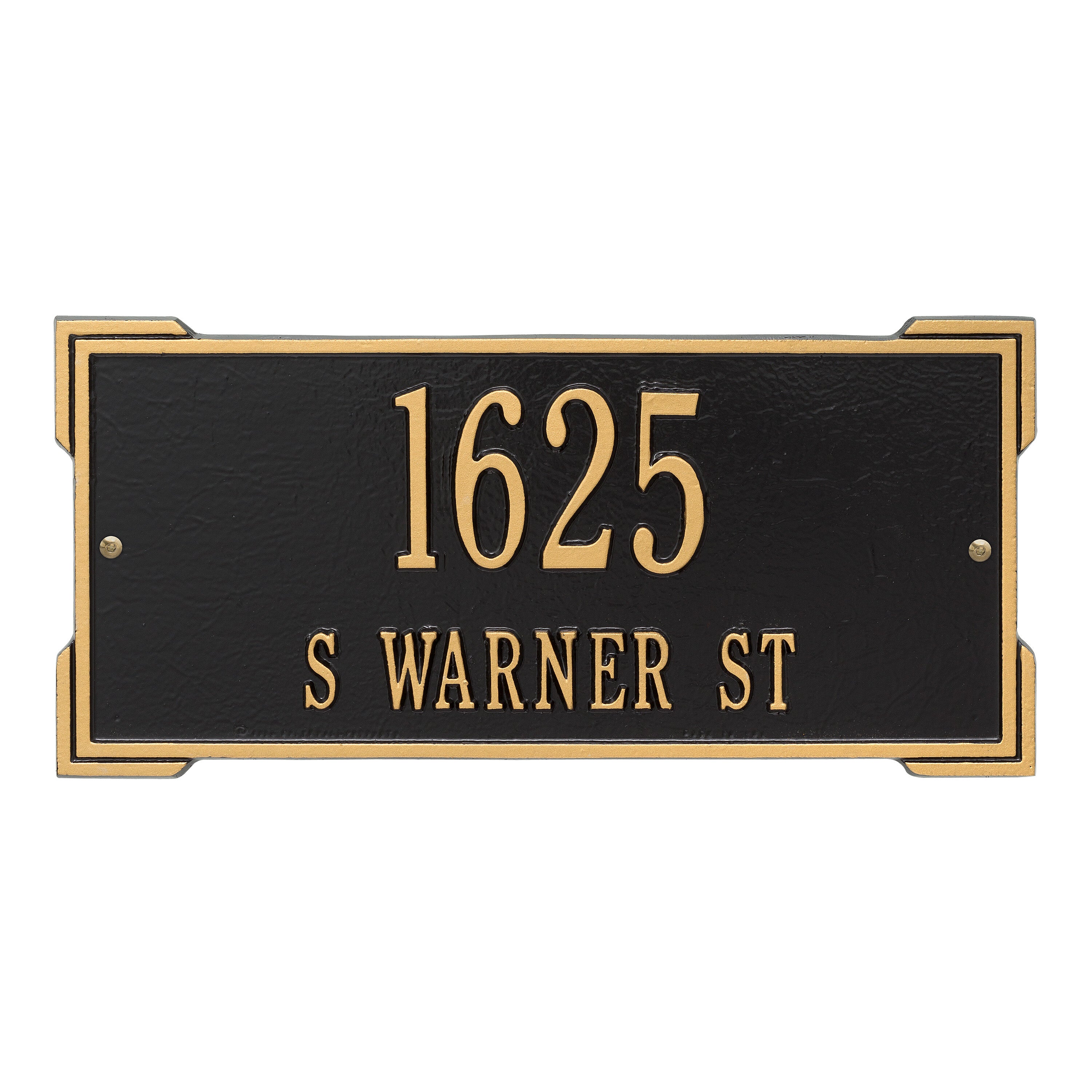 Roanoke Standard Wall Address Plaque