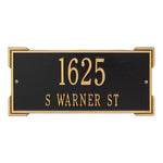 Roanoke Standard Wall Address Plaque