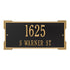 Roanoke Standard Wall Address Plaque