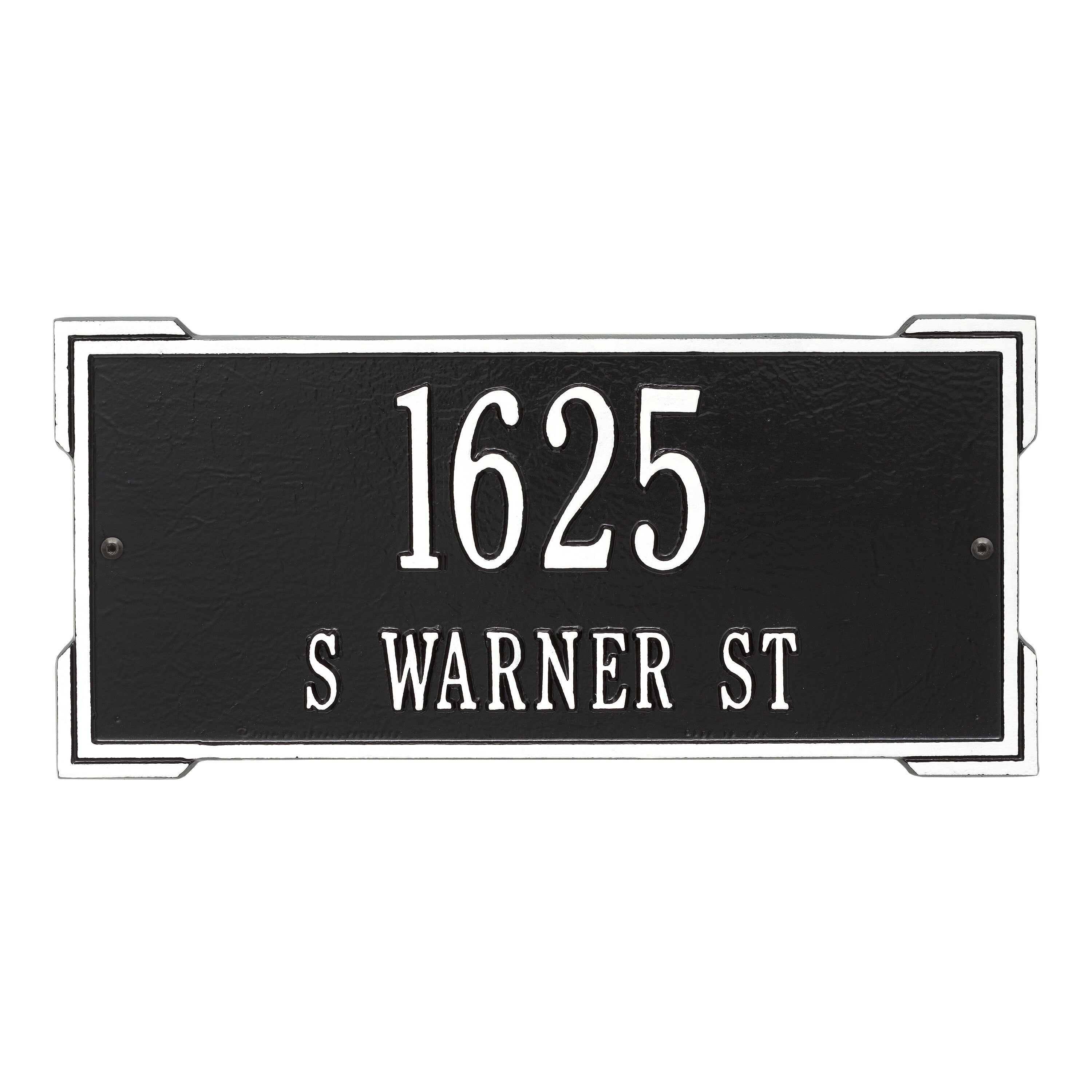 Roanoke Standard Wall Address Plaque