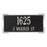 Roanoke Standard Wall Address Plaque