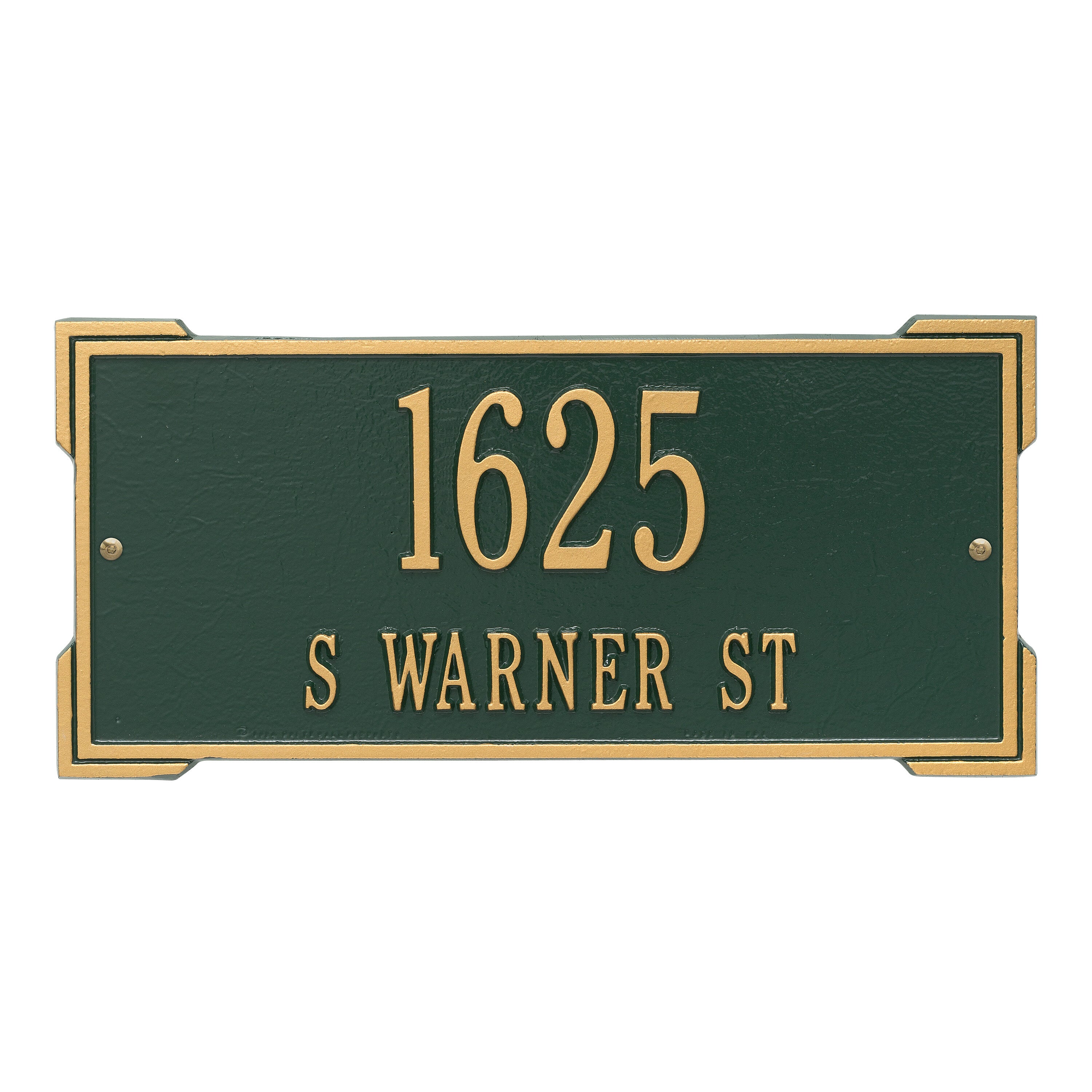 Roanoke Standard Wall Address Plaque