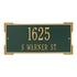 Roanoke Standard Wall Address Plaque