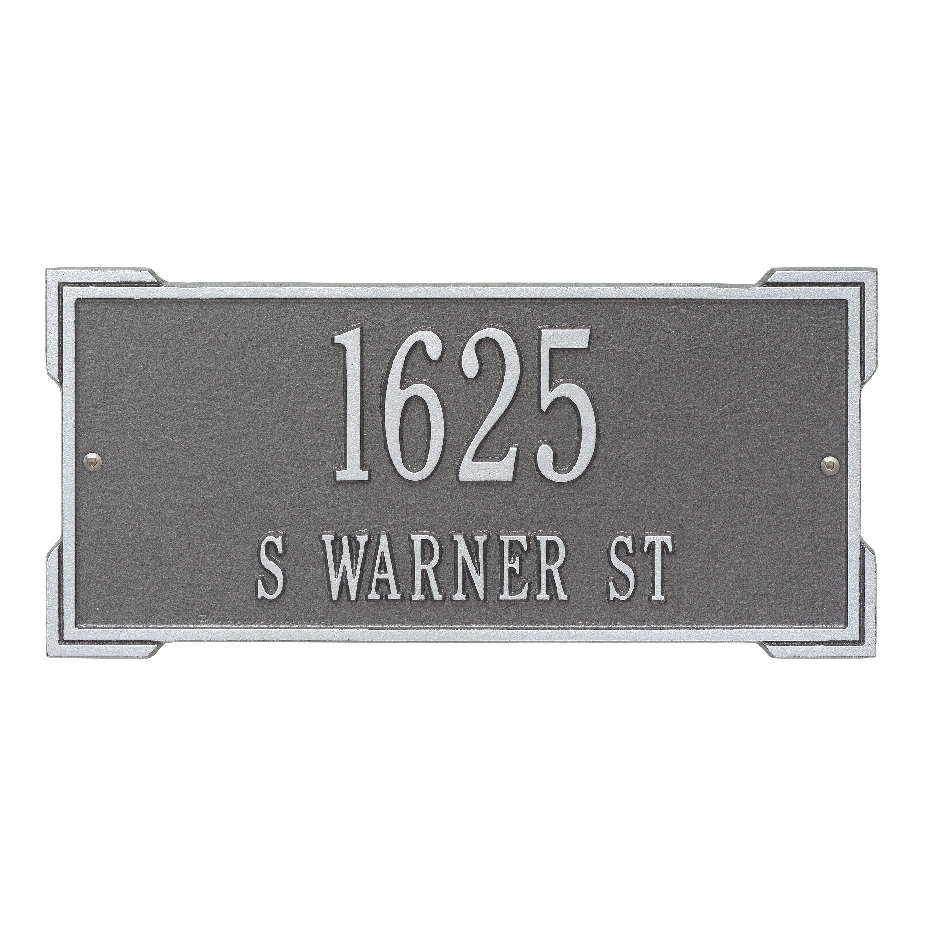 Roanoke Standard Wall Address Plaque