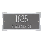 Roanoke Standard Wall Address Plaque