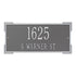 Roanoke Standard Wall Address Plaque