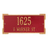 Roanoke Standard Wall Address Plaque