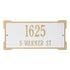 Roanoke Standard Wall Address Plaque