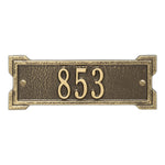 Roanoke Petite Wall Address Plaque