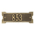 Roanoke Petite Wall Address Plaque