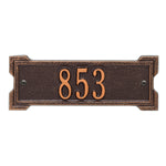 Roanoke Petite Wall Address Plaque
