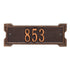 Roanoke Petite Wall Address Plaque