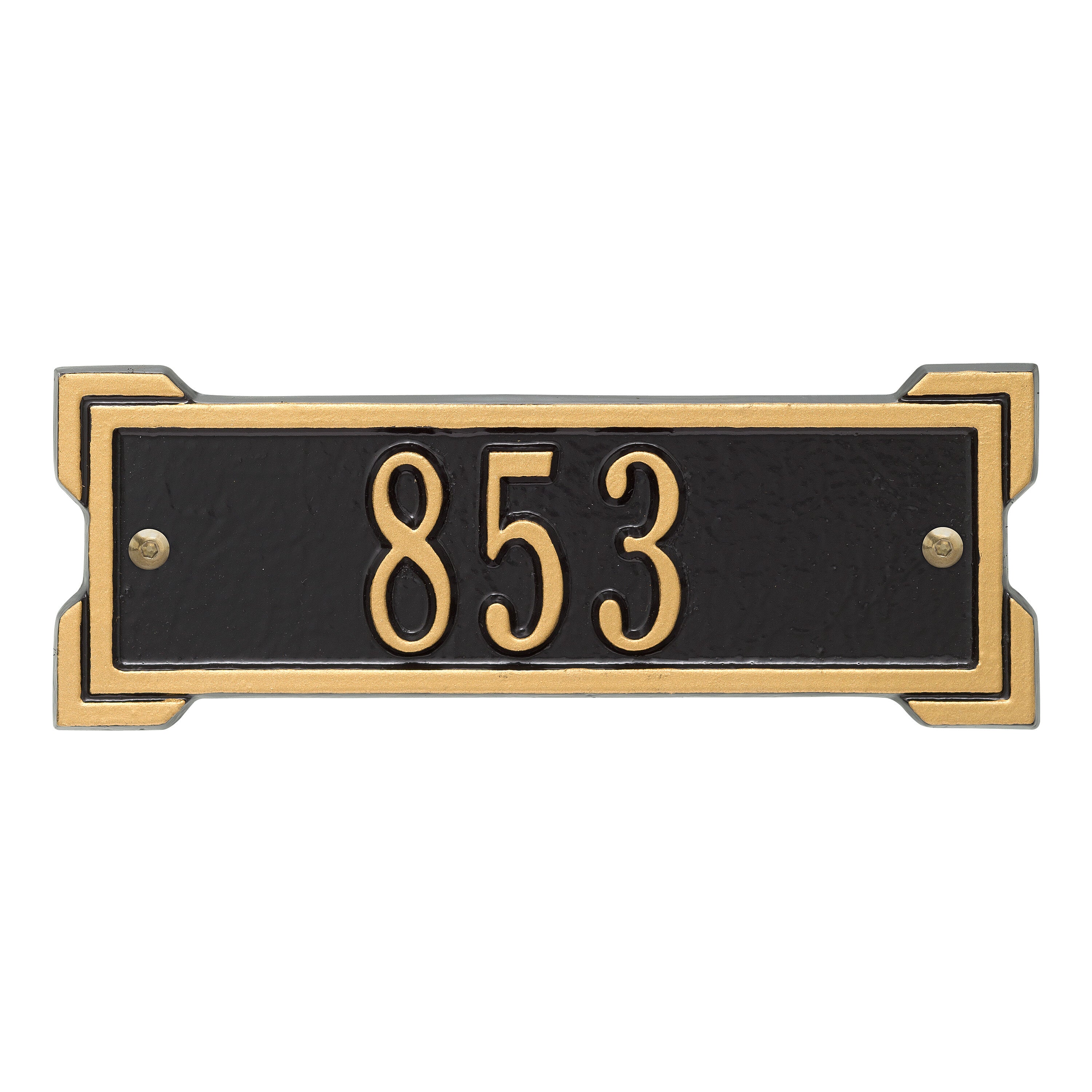 Roanoke Petite Wall Address Plaque