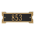 Roanoke Petite Wall Address Plaque