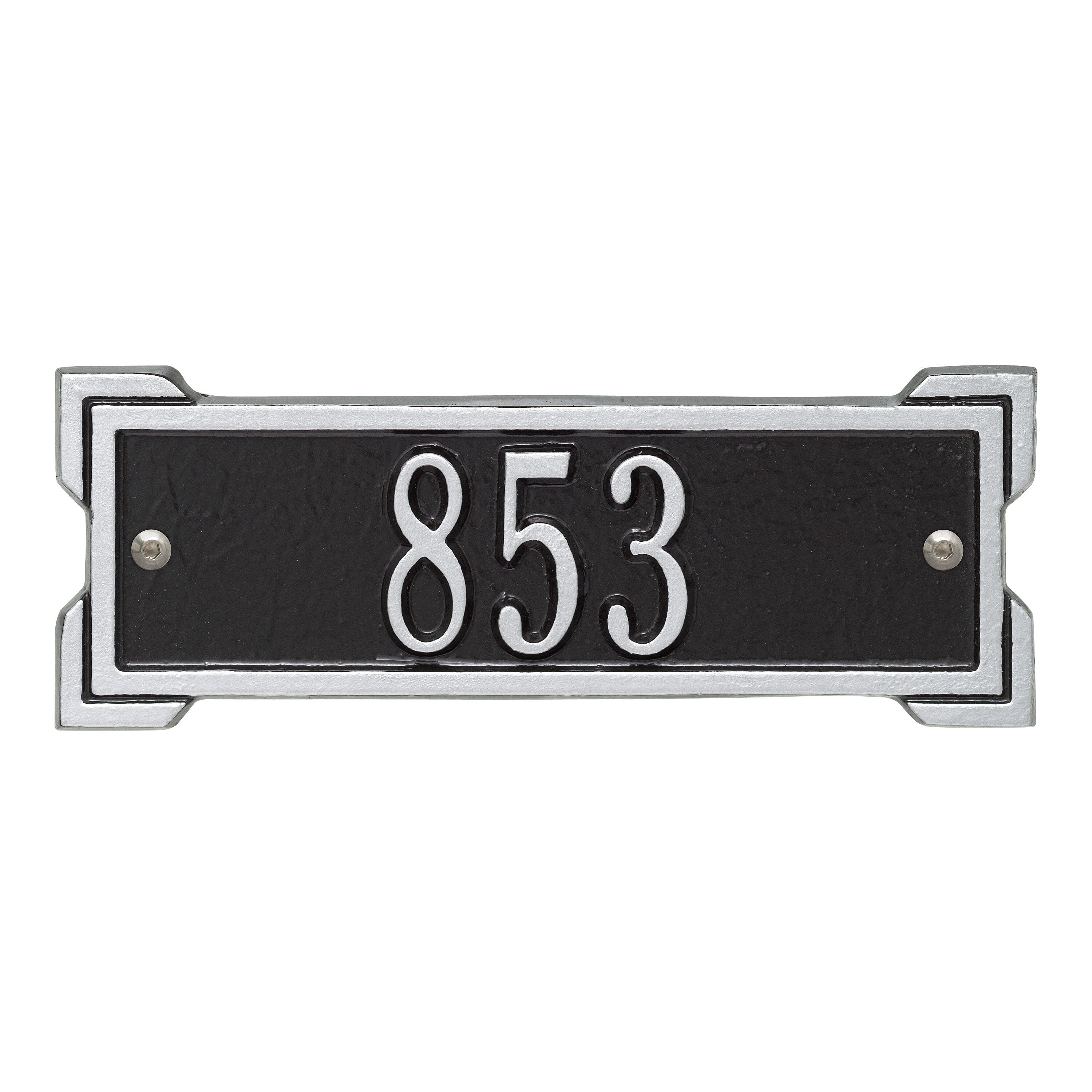 Roanoke Petite Wall Address Plaque
