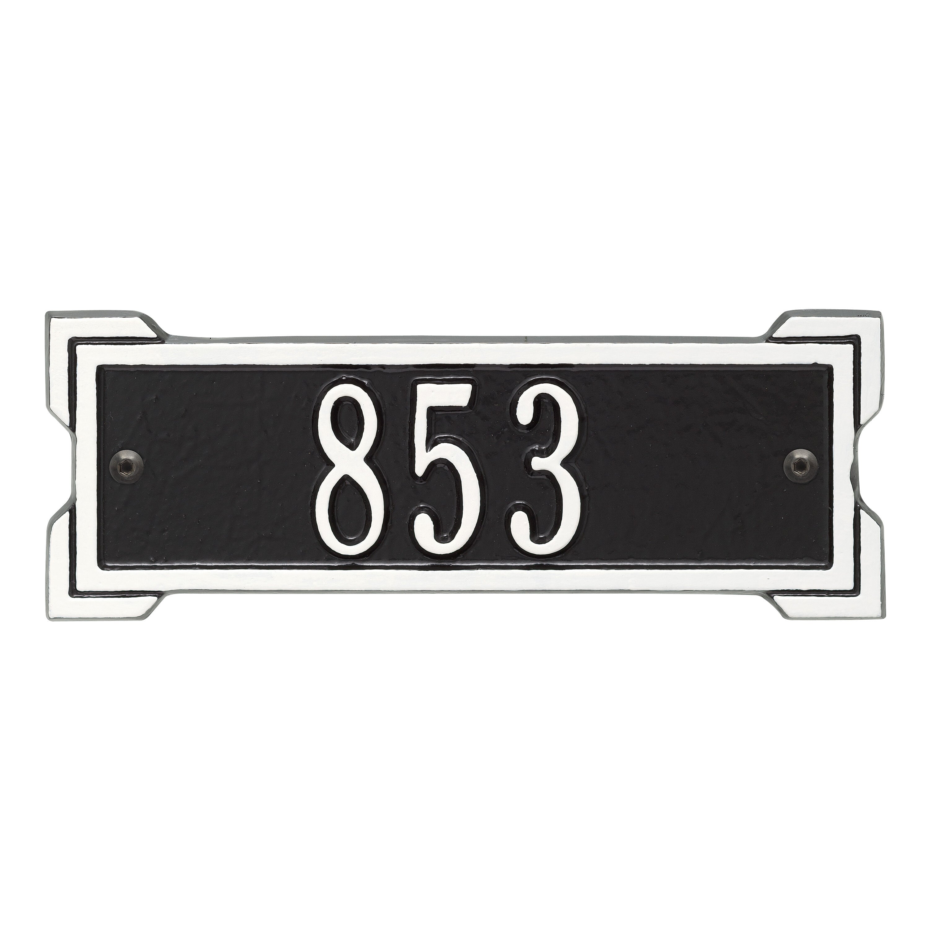 Roanoke Petite Wall Address Plaque