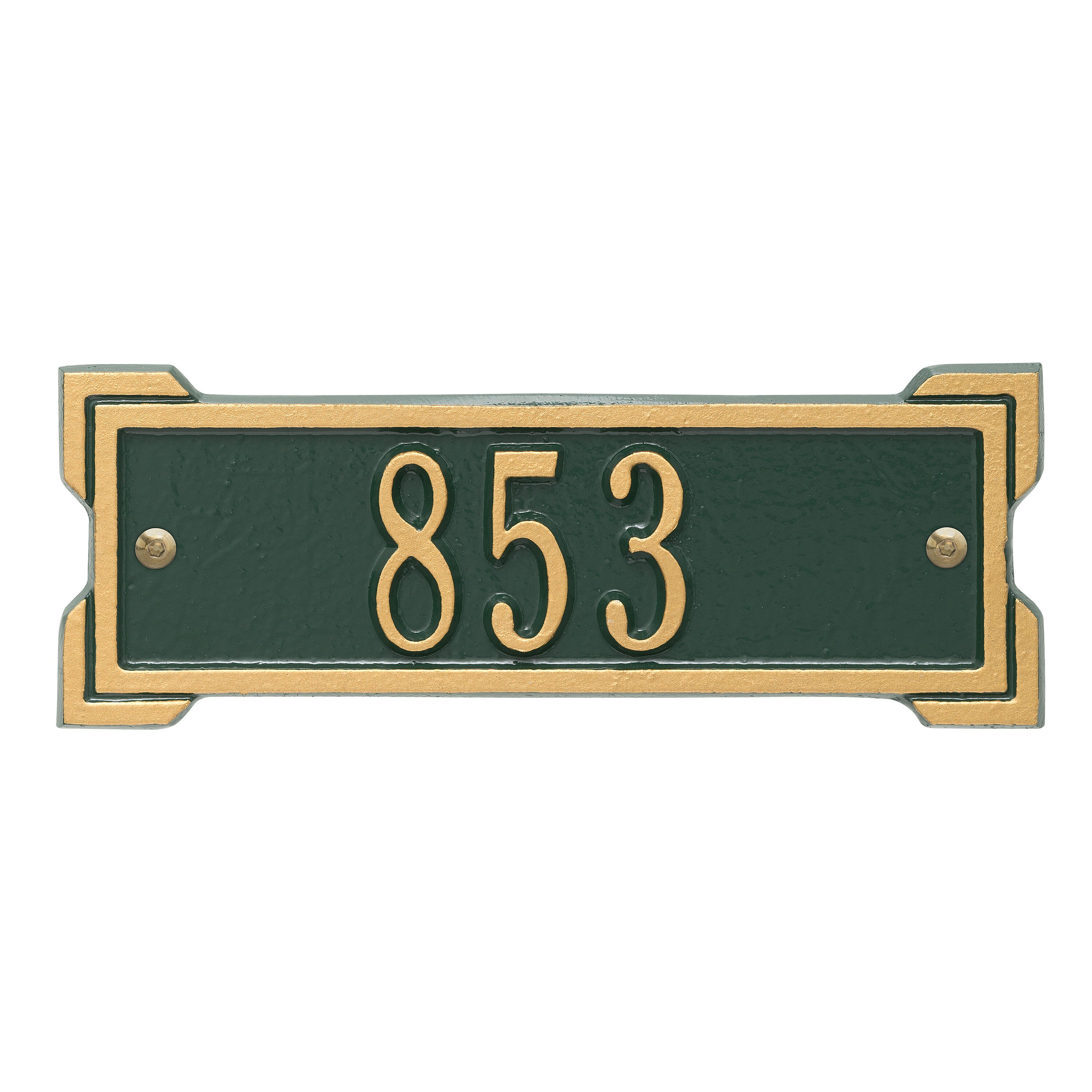 Roanoke Petite Wall Address Plaque