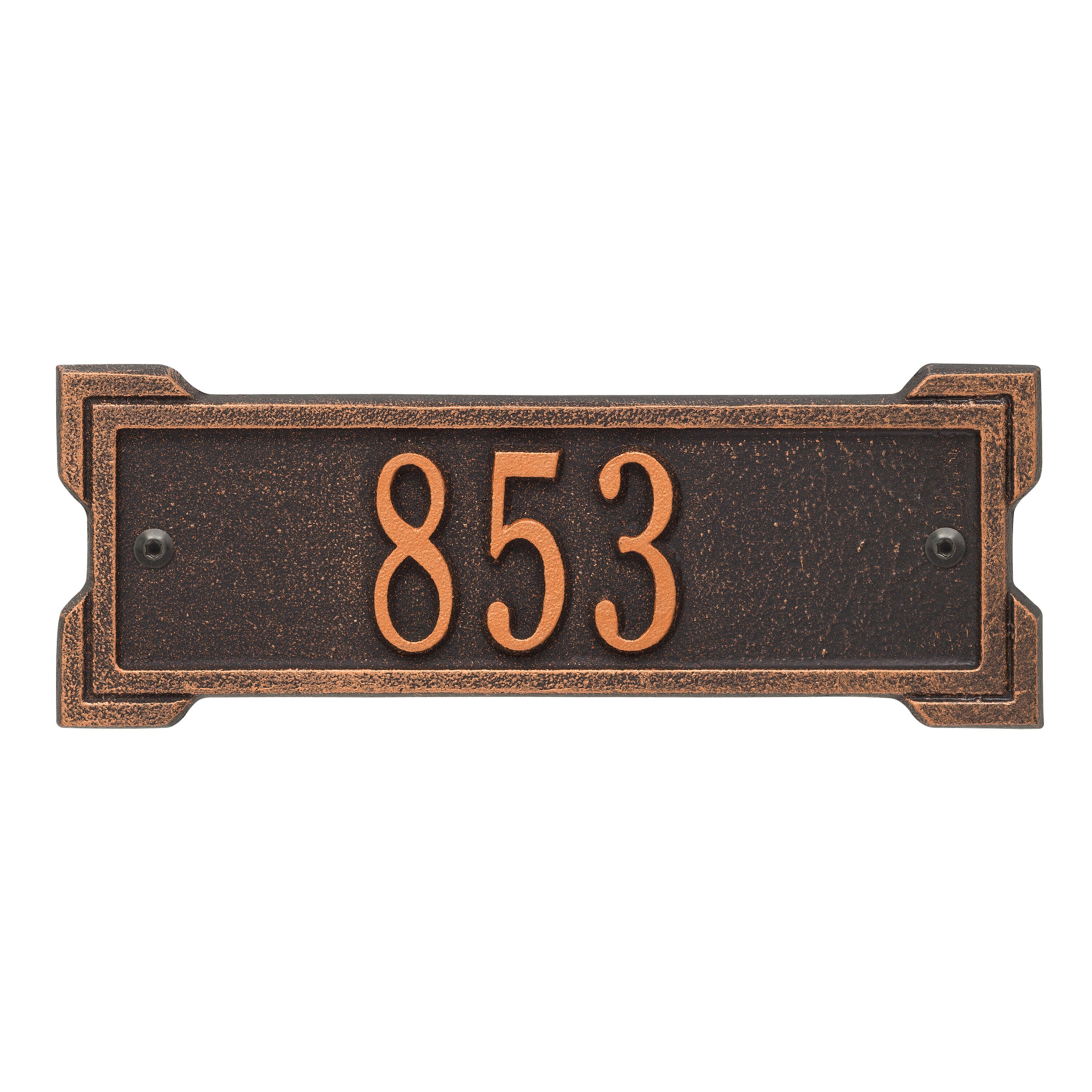 Roanoke Petite Wall Address Plaque