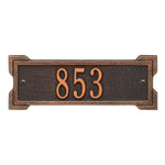 Roanoke Petite Wall Address Plaque