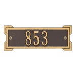 Roanoke Petite Wall Address Plaque