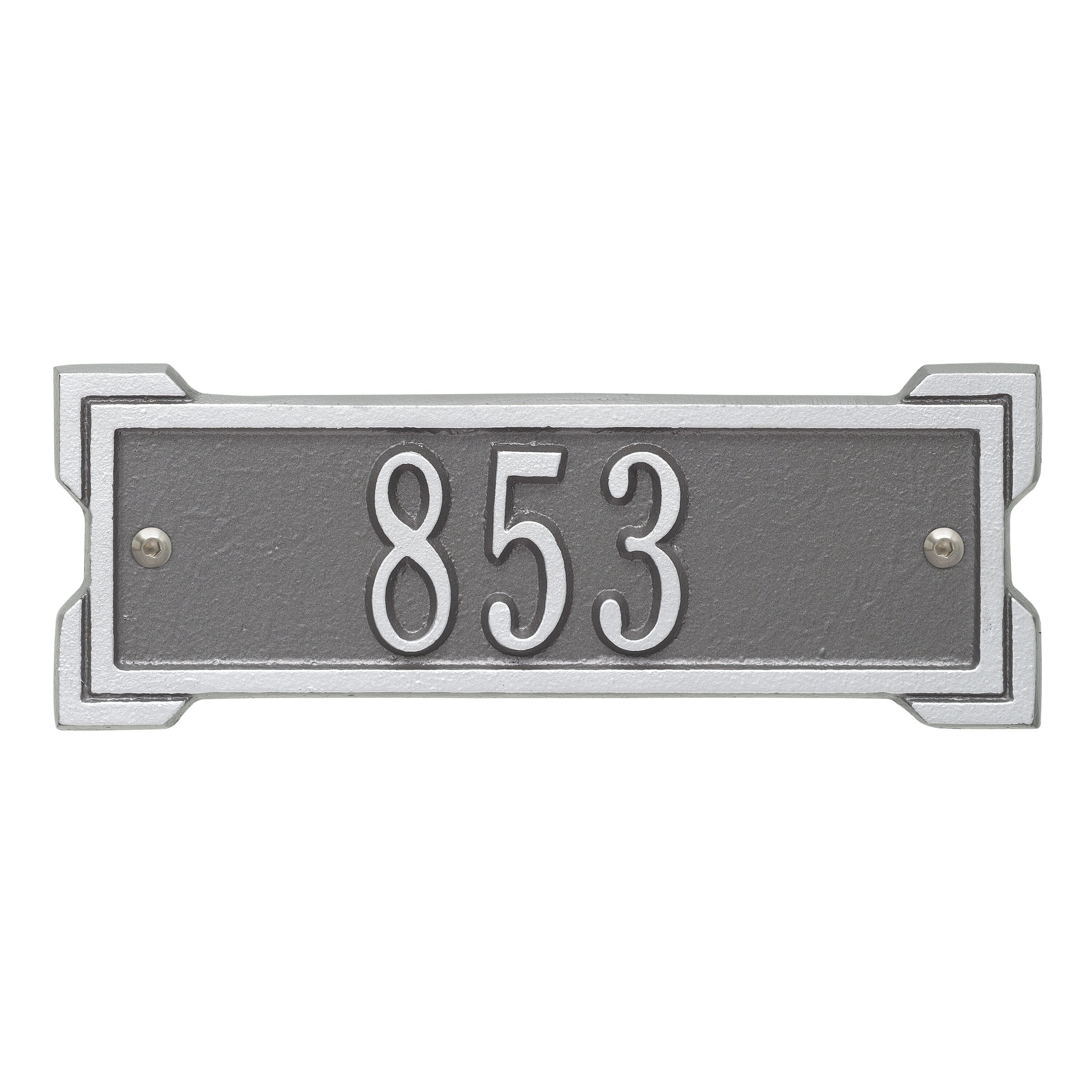 Roanoke Petite Wall Address Plaque
