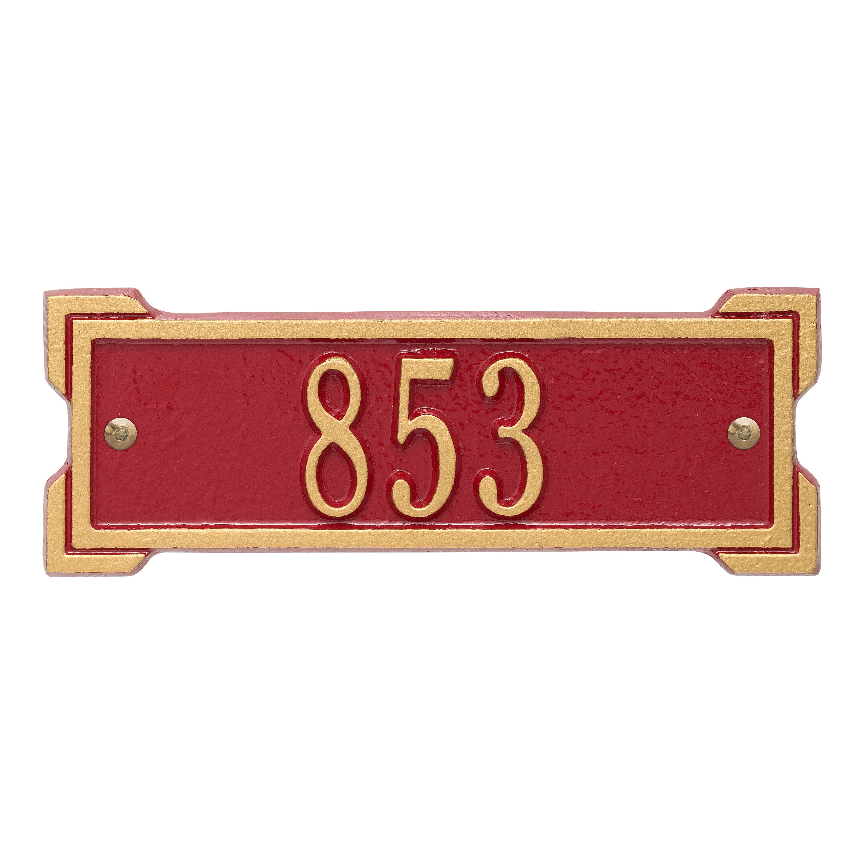 Roanoke Petite Wall Address Plaque
