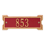 Roanoke Petite Wall Address Plaque