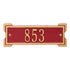 Roanoke Petite Wall Address Plaque