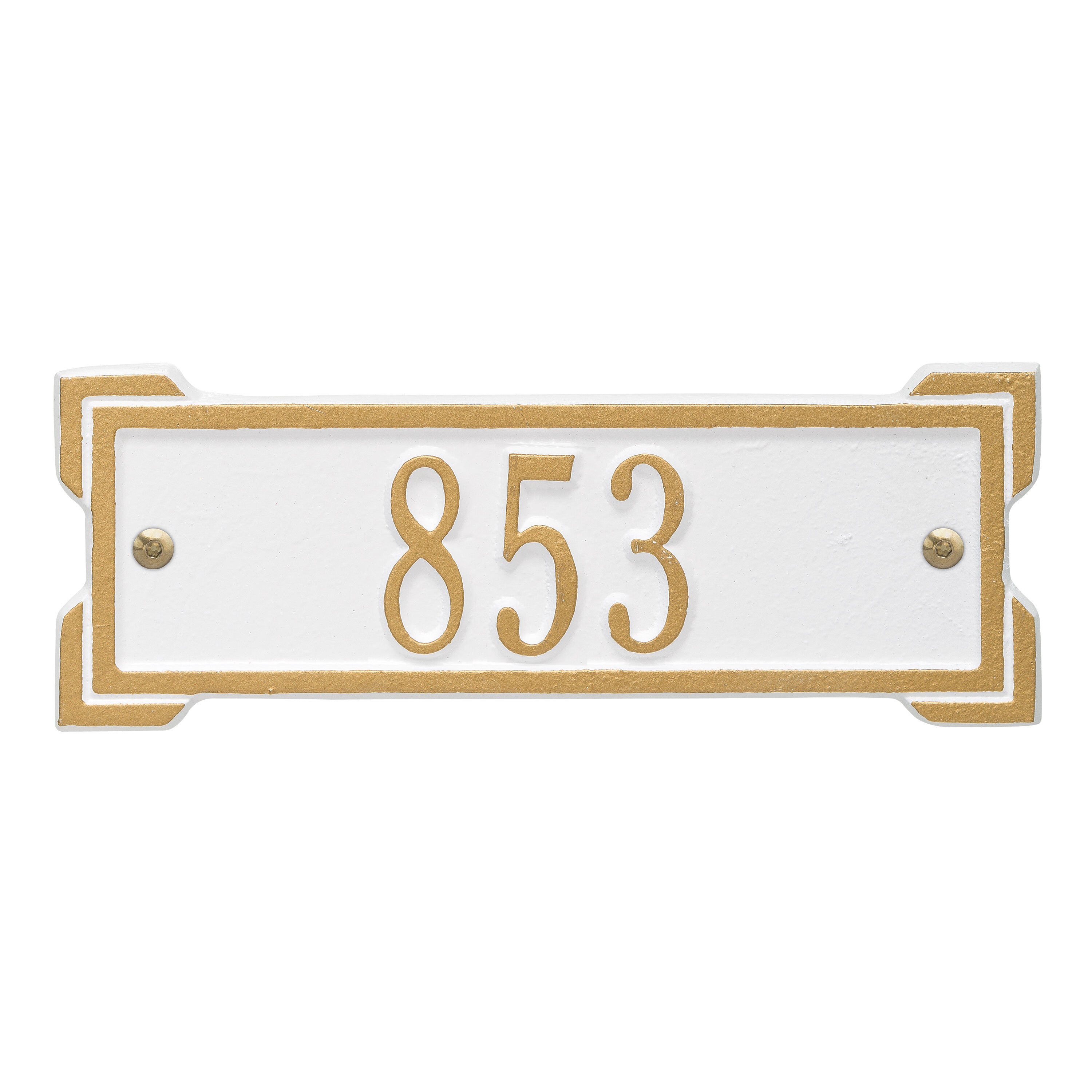 Roanoke Petite Wall Address Plaque