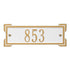 Roanoke Petite Wall Address Plaque