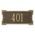Roanoke Mini Wall Address Plaque