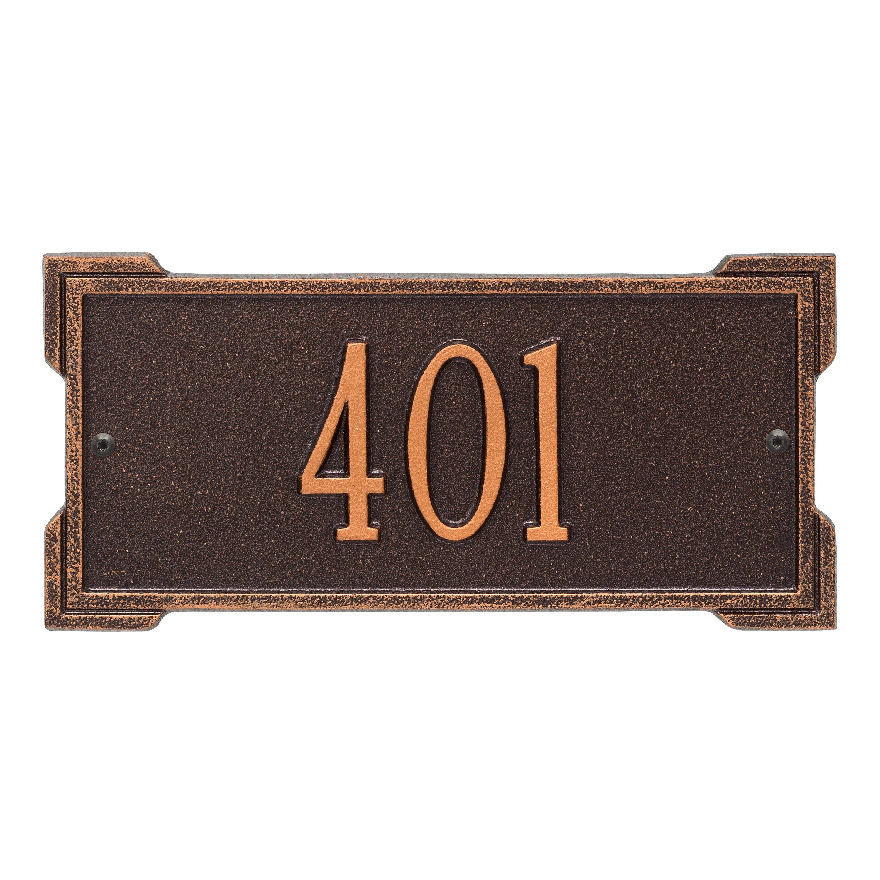 Roanoke Mini Wall Address Plaque