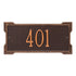 Roanoke Mini Wall Address Plaque