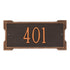 Roanoke Mini Wall Address Plaque