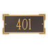 Roanoke Mini Wall Address Plaque