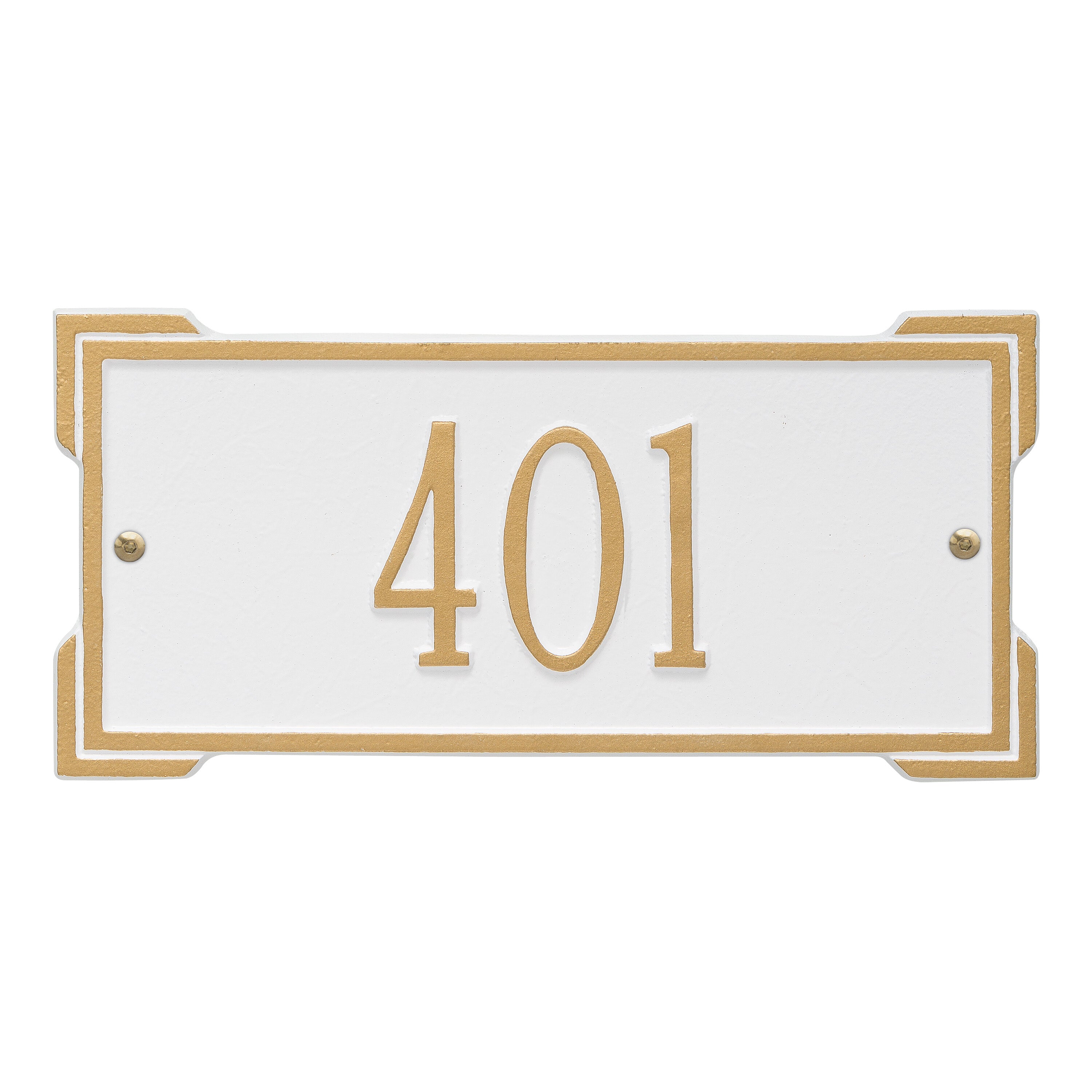 Roanoke Mini Wall Address Plaque