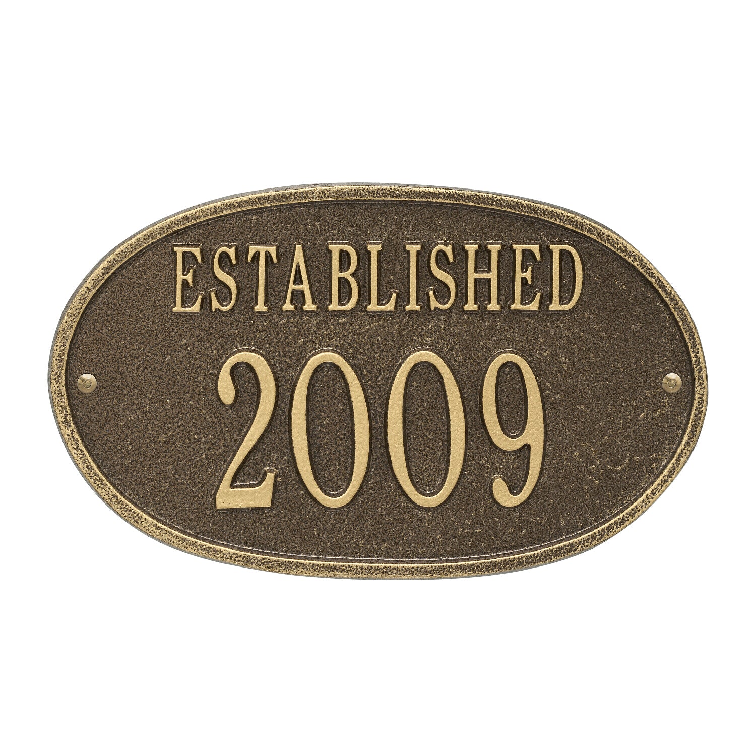 Date Established Wall Plaque
