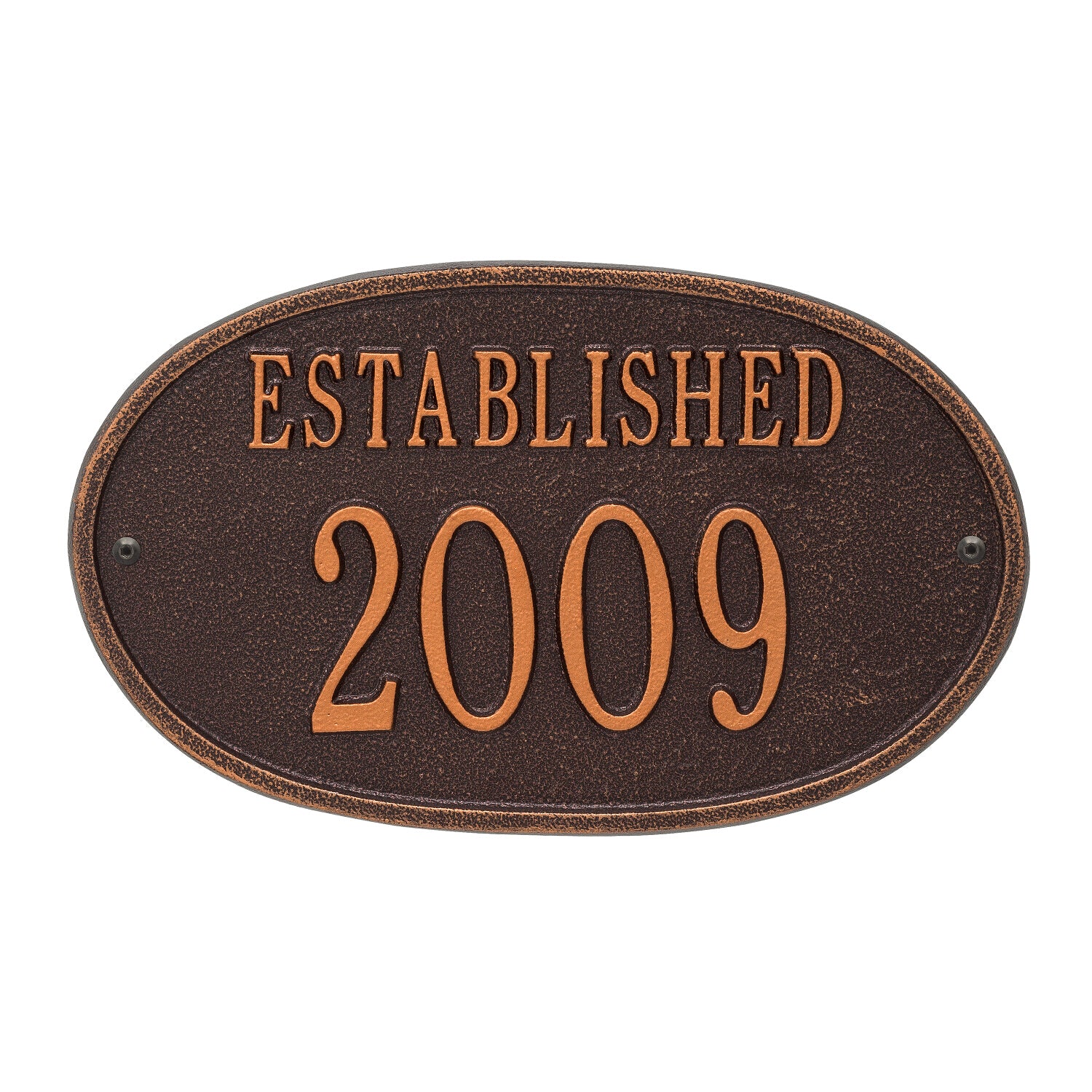 Date Established Wall Plaque